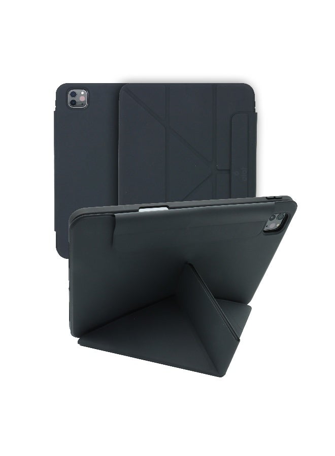 ALot Y type triple fold magnet iPad Case Mini7 Skin feel PU with TPU PC shell and magnetic closure compact foldable stand and soft microfiber interior for tablet safety - Image 1