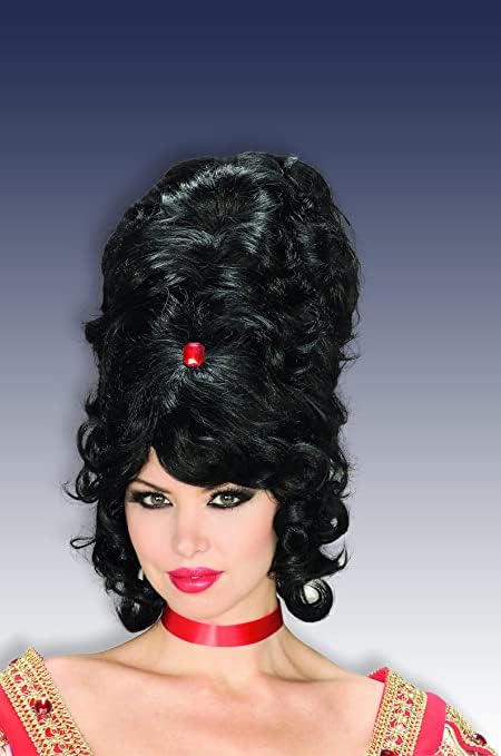 Rubies Women's Gogo Beehive Costume Wig, Black, One Size US for Themed Parties and Halloween - Image 2