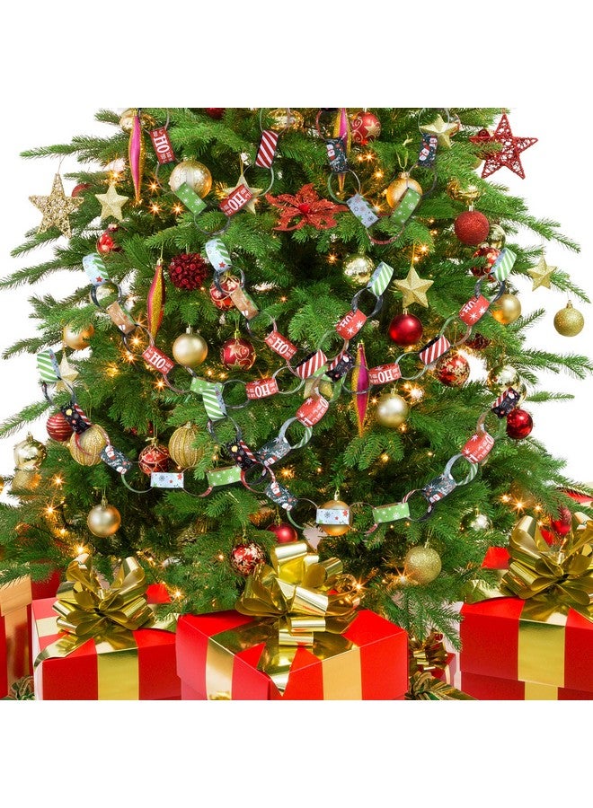 ASTARON Printed Creative Christmas Paper Chains Festive Craft Paper Decorations, 300 Pcs - Image 4