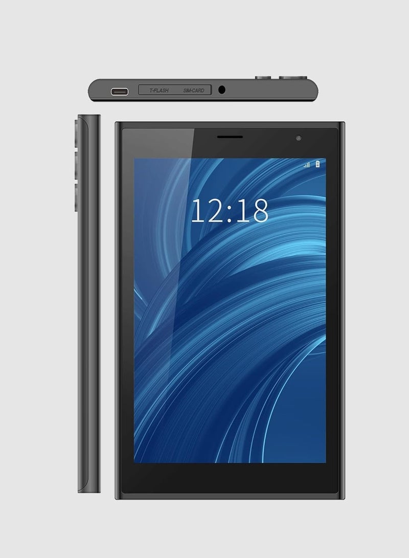 REBENUO C idea Tablet CM522 Smart 7" Tablet - 5GLTE Compatible BUILT IN 6GB RAM 128GB BUILT IN MEMORY With Android Quad-Core Processor Wifi Zoom Supported Face Unlock Tablet PC (BLAK)  - Image 4