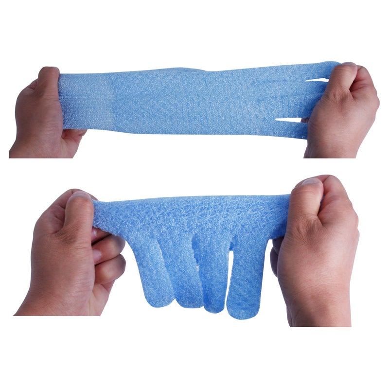 Evridwear Exfoliating Glove for Shower Man and Women, Dual Texture Bath Body Scrub Gloves Dead Skin Cell Remover forHome Spa, Massage,with Hanging Loop (3 Gloves Not 3 Pair) - Image 4
