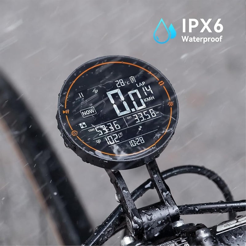 NALACAL GPS Bike Computer with ANT+ and Bluetooth Connectivity, Wireless Cycling Computer Speedometer and Odometer Waterproof Bicycle Computer Mini GPS Tracker 2.5 Inch Screen for Bikers Outdoor Cycling - Image 5