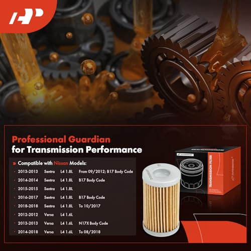 A-Premium Automatic Transmission Fluid Filter with O-Ring, Compatible with Nissan Sentra 2013-2018, Versa 2012-2018, Automatic CVT Transmission Only - Image 5
