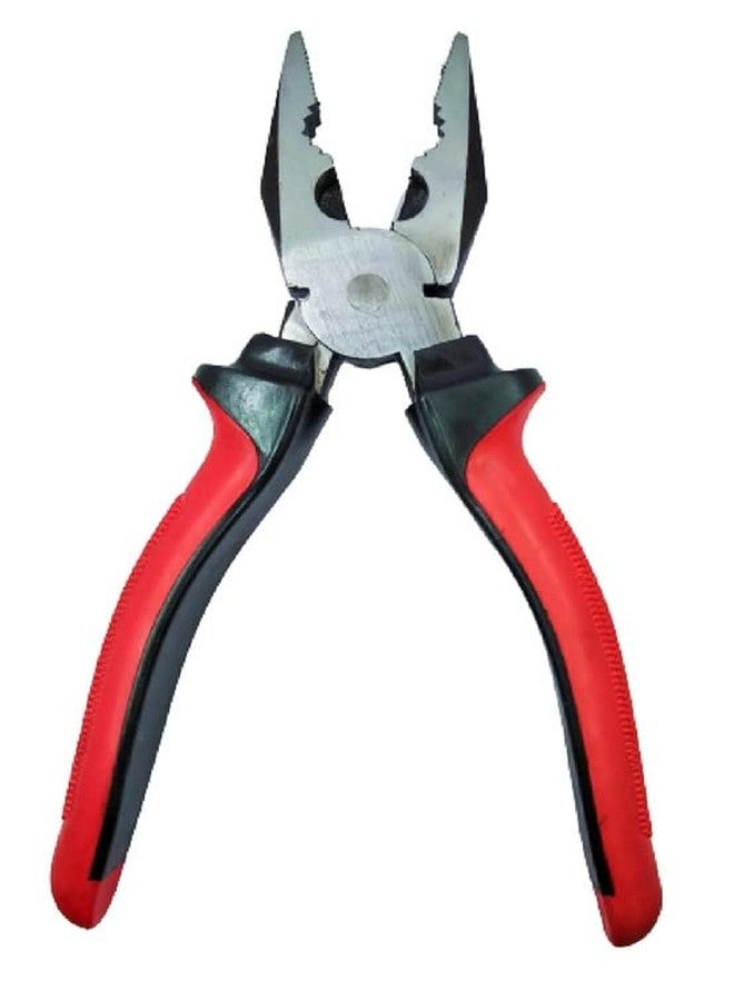 Red Champion Premium Insulated Combination Plier (Pack of 2) - Shock-Proof, Anti-Slip Grip for Electrical Work, Cutting, Bending & Gripping - Home & Professional Use - Image 2