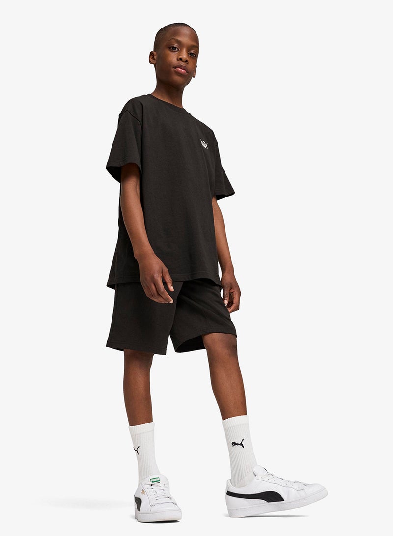 PUMA Youth Essential No. 1 Logo Shorts - Image 3