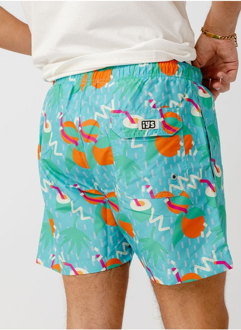 In Your Shoe - Piña Colada Swim Shorts - Image 1