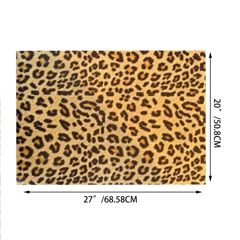 DodelyGz 12Pcs Leopard print Premium Kraft Gift Wrap Paper,Jungle Safari Animal Print Pattern Wrapping Paper for Birthday Holiday Baby Shower Party DIY Gift Packing,20 x 27 Inch - Image 2