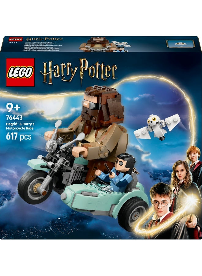 LEGO LEGO Harry Potter Hagrid & Harry’s Motorcycle Ride 76443 Building Set (617 Pieces)  - Image 2
