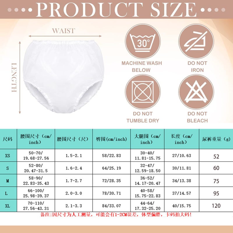 سروال حفاضات بلاستيكي شفاف مقاوم للماء وقابل للغسل ونموذج جيب حفاضات مقاوم للماء وقابل للتنفس ومضاد للتسرب - Image 5