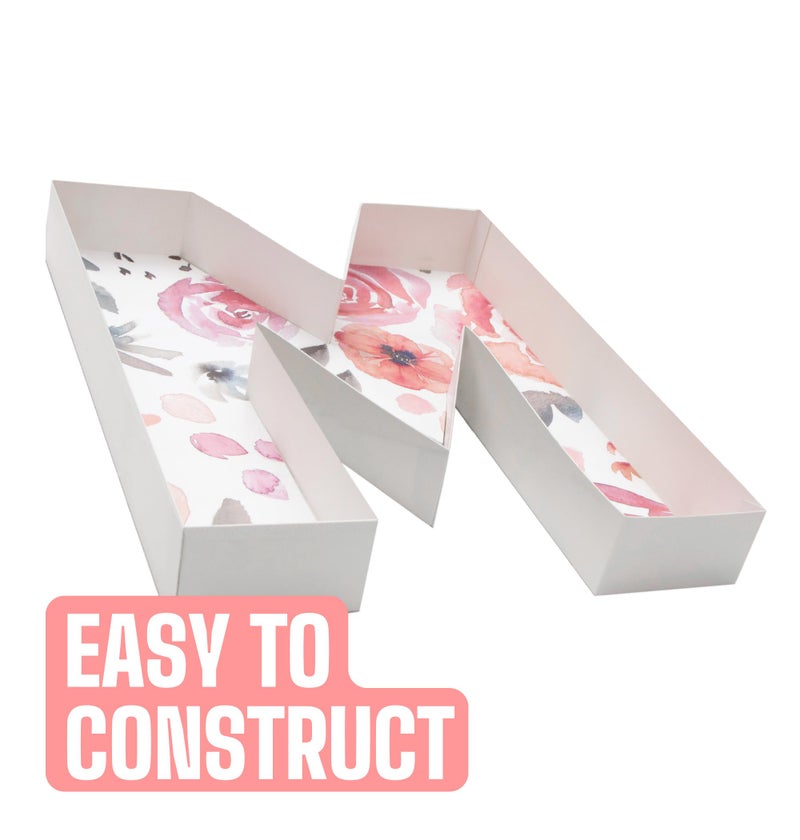 Pop Fizz Designs Charcuterie Board Letters I Baby or Bridal Shower Food Trays I Decorations Cardboard Letters for Charcuterie I Food Display Fillable Letters (MRS) - Image 3
