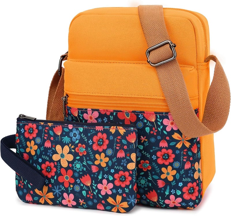 Leaper Girls Crossbody Purses for Kids 2 PCS Cross Body Bag Women Messenger Bag Girls Canvas Bag Cross Body Purse Set | for Kids, 2 PCS, Women - Image 2