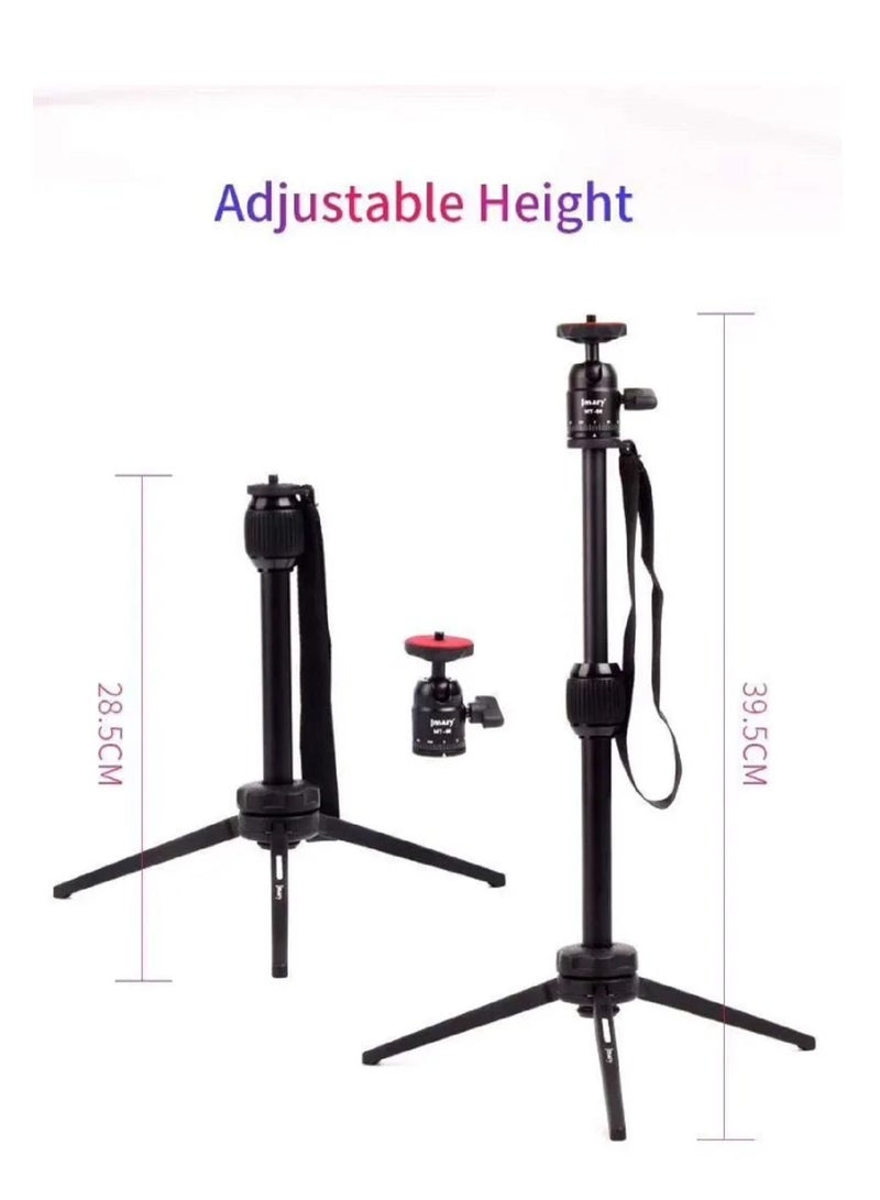JMARY MT-68 Table-Top Extendable Foldable Tripod Stand for Mobile Phones and DSLR & Digital Cameras - Image 5