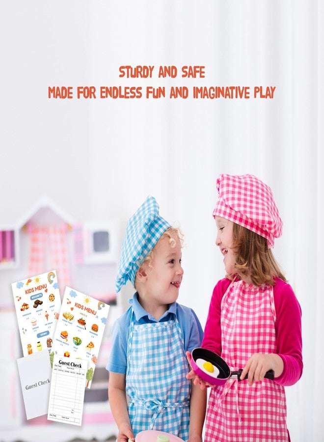 SHOP300 Pretend Play Restaurant Western Menu Food Set | Kitchen Diner Role Play Accessories for Kids | Fun Lunch Menu Playset for Toddlers | Role-playing food toys for 3+ - Image 4