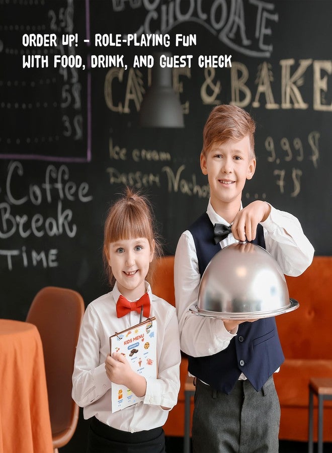 SHOP300 Pretend Play Restaurant Western Menu Food Set | Kitchen Diner Role Play Accessories for Kids | Fun Lunch Menu Playset for Toddlers | Role-playing food toys for 3+ - Image 2