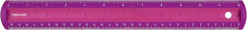 Fiskars Softgrip Ruler, 12-Inch with Non-Slip Grip, Color May Vary - Image 3