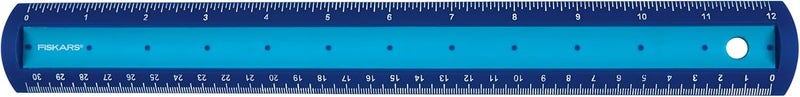 Fiskars Softgrip Ruler, 12-Inch with Non-Slip Grip, Color May Vary - Image 1