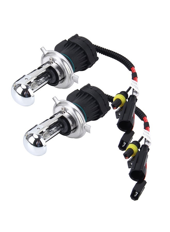 NIBEMINENT 2-Piece H4 55W 6000K HID Bulbs Xenon Lights - Image 1