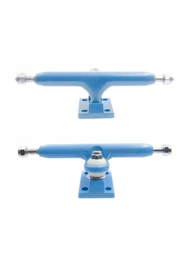 SPITBOARDS 36 mm Fingerboard Pro Trucks by, Real Lock Nuts, Rubber Urethane Bushings, Optimised Hanger, Width 36 mm, for Fingerboard Tuning and Assembling (Light Blue) - Image 2