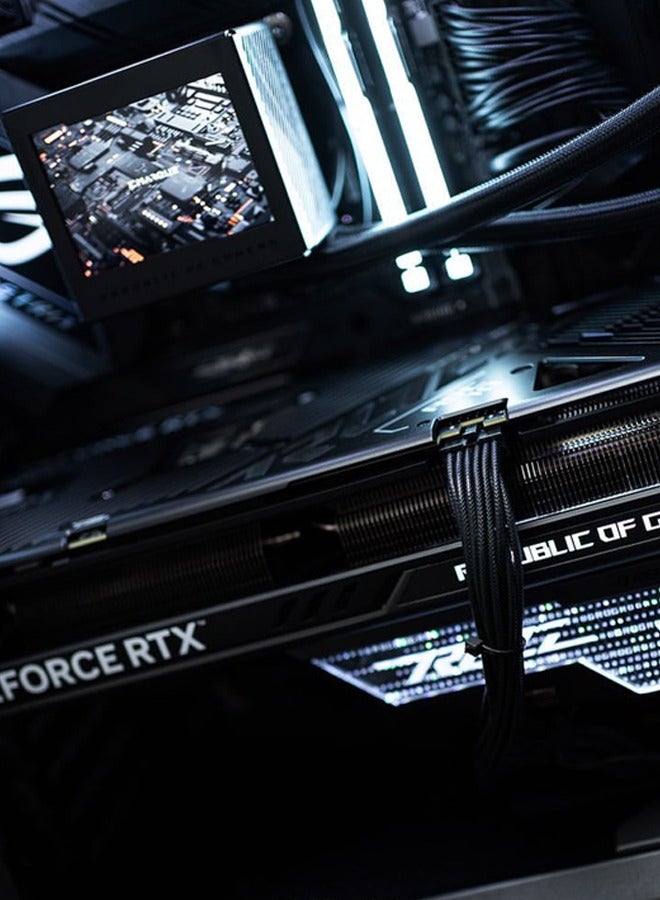 Game Sekret Storm-x Gaming PC - Intel Core Ultra 9-285K | RTX 5080 16GB GPU | 128GB D5 RAM | 990Pro 2TB SSD | 360mm w/LCD Liquid Cooler | Z890 Maximus Hero MOBO | 1200W Platinum PSU | WiFi/BT/Win11 Pro | Game Sekret Desktop Computer  - Image 4