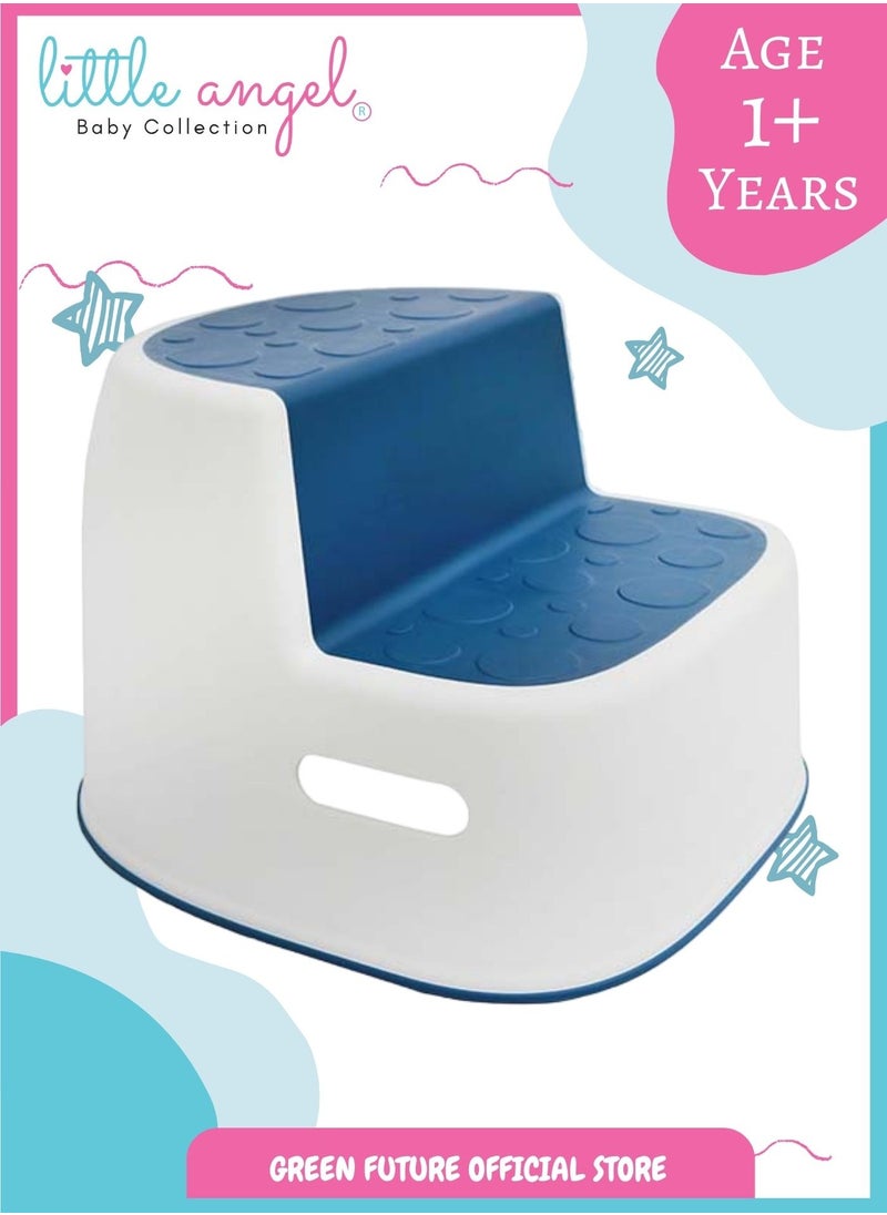Little Angel - Baby step stool with non-slip surface, ideal for toddlers and kids to use in bathrooms, kitchens, and more. Durable, lightweight, and easy to carry for multiple uses. - Image 1