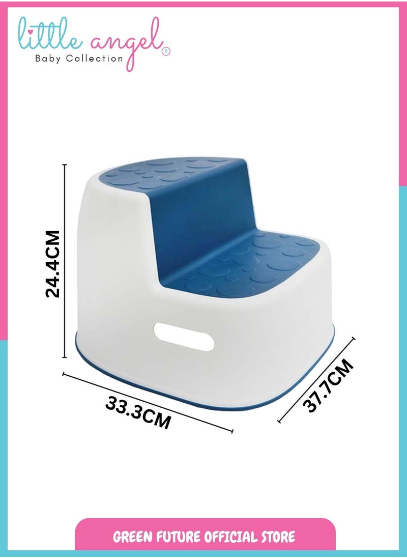 Little Angel - Baby step stool with non-slip surface, ideal for toddlers and kids to use in bathrooms, kitchens, and more. Durable, lightweight, and easy to carry for multiple uses. - Image 1