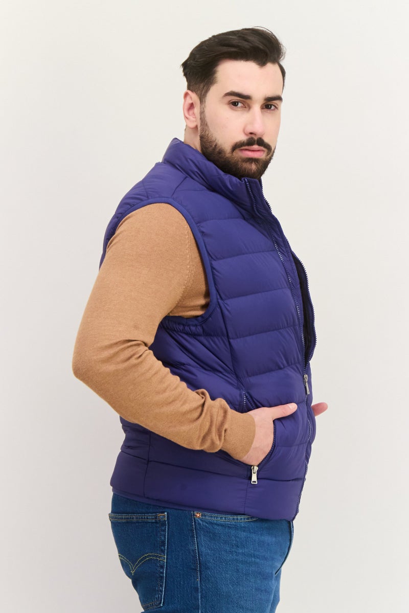 Sorbino Men Quilted Puffer Jacket, Royal Blue  - Image 2
