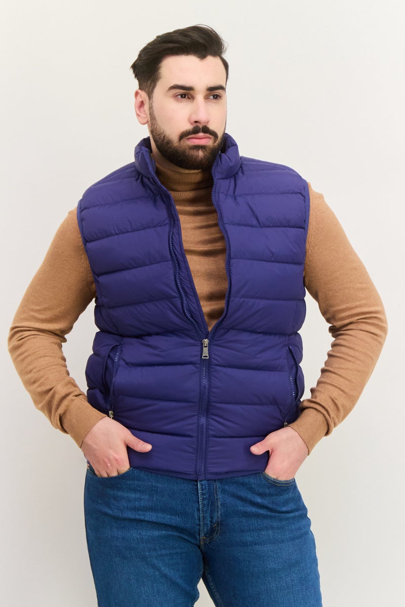 Sorbino Men Quilted Puffer Jacket, Royal Blue  - Image 1