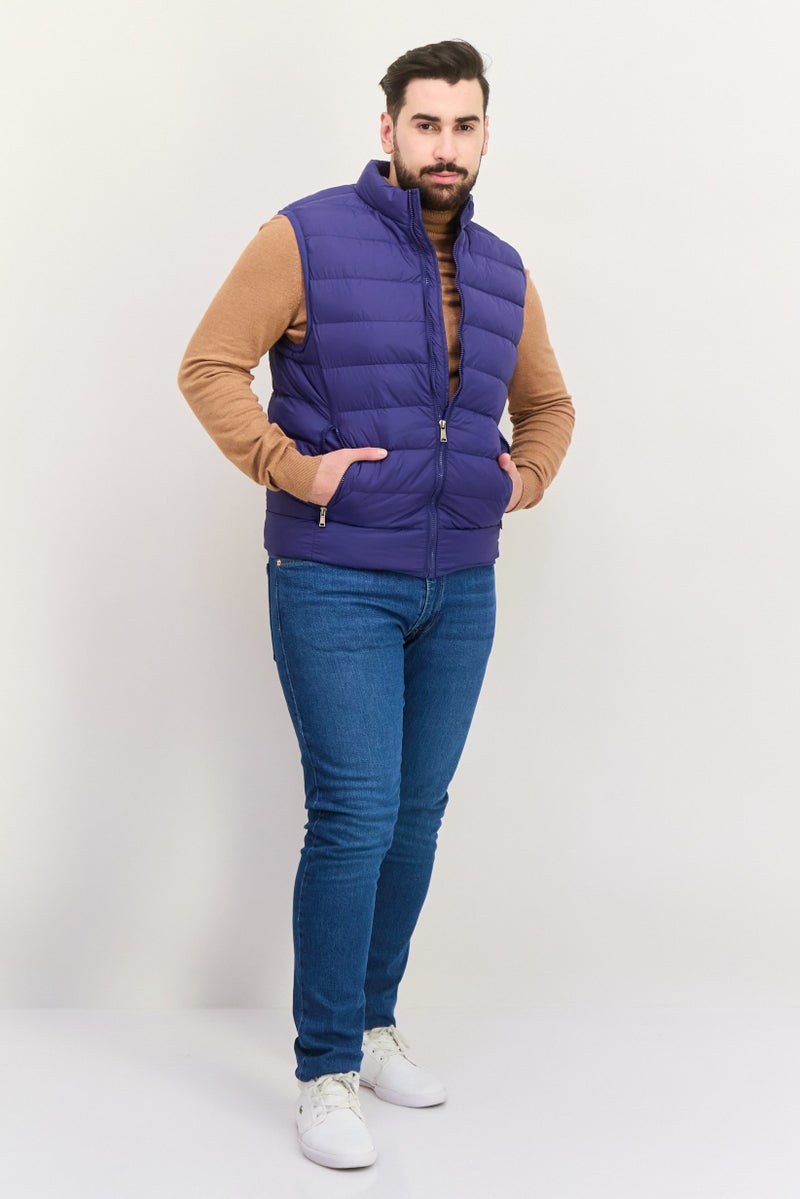 Sorbino Men Quilted Puffer Jacket, Royal Blue - Image 4