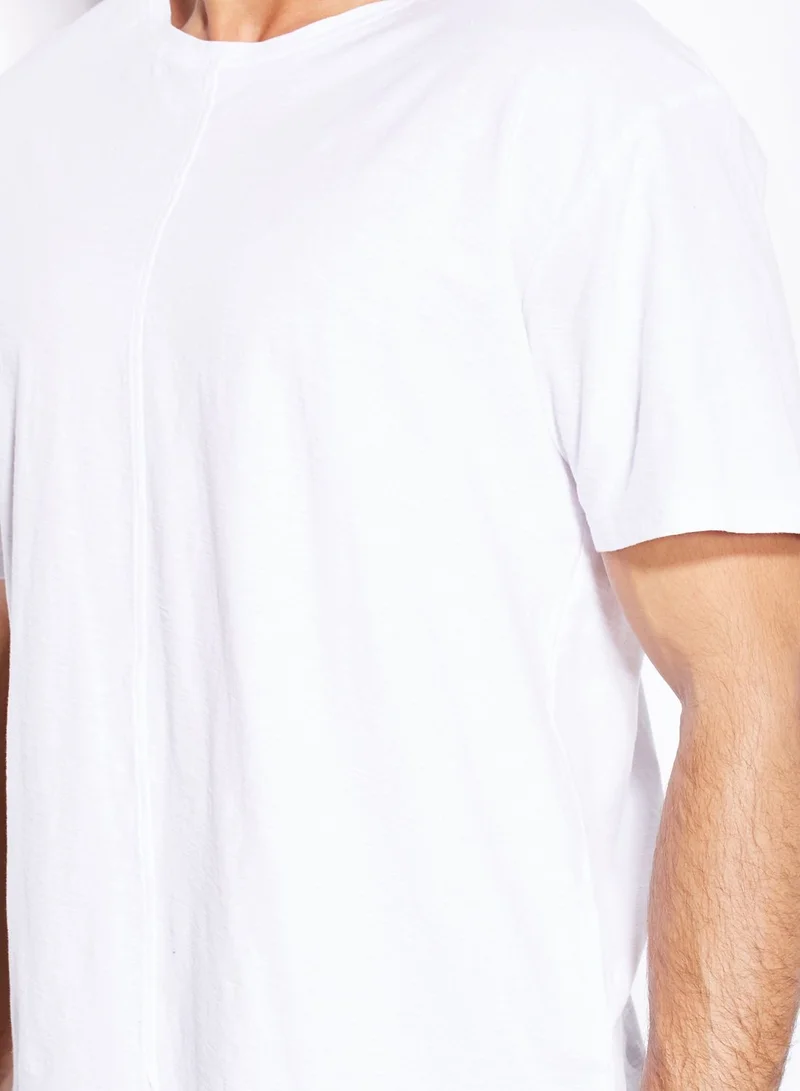 !Solid Trey High Low T-Shirt