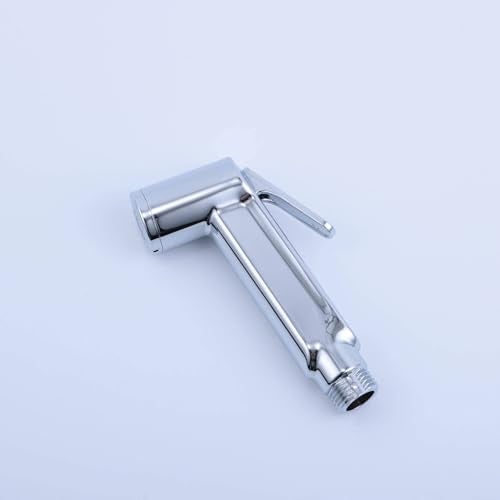 MARCOWARE ABS Light Weight Polished Health Faucet with Ss304 Ultra Flexible Hose and Wall Hook, Silver - Image 5