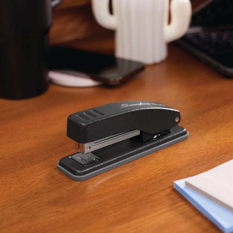 Swingline Stapler, Cub Compact Desktop Stapler, 20 Sheet Capacity, Metal, Matte Black (S701068) - Image 2