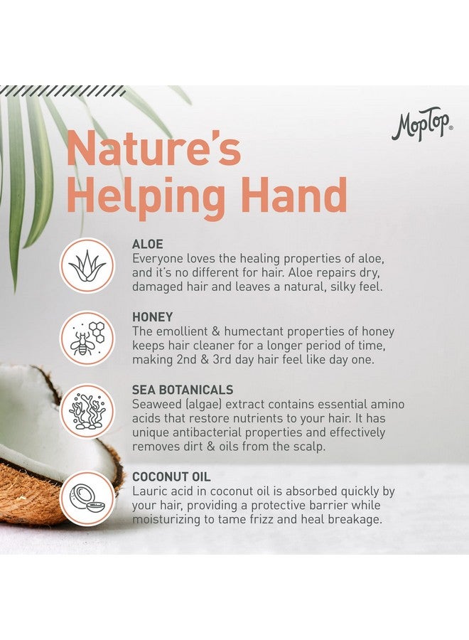 MopTop Leavein Conditioner For Fine Thick Wavy Curly & Kinkycoily Natural Hair Anti Frizz Curl Moisturizer Definer & Lightweight Curl Enhancer W/Aloe Great For Dry Hair 8Oz - Image 4