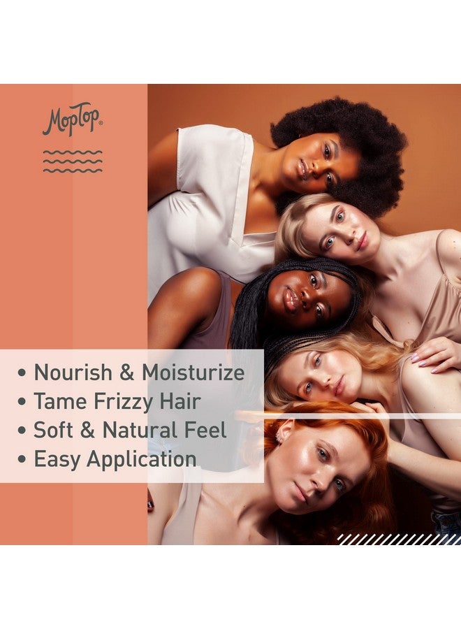 MopTop Leavein Conditioner For Fine Thick Wavy Curly & Kinkycoily Natural Hair Anti Frizz Curl Moisturizer Definer & Lightweight Curl Enhancer W/Aloe Great For Dry Hair 8Oz - Image 5
