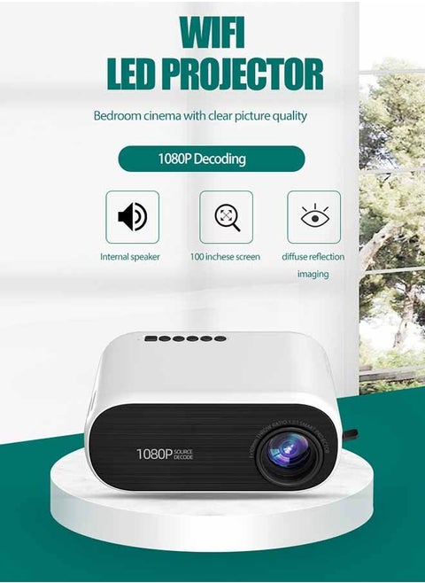 Projector With Wifi And Bluetooth Mini Projector  Full HD 1080P Portable Projector