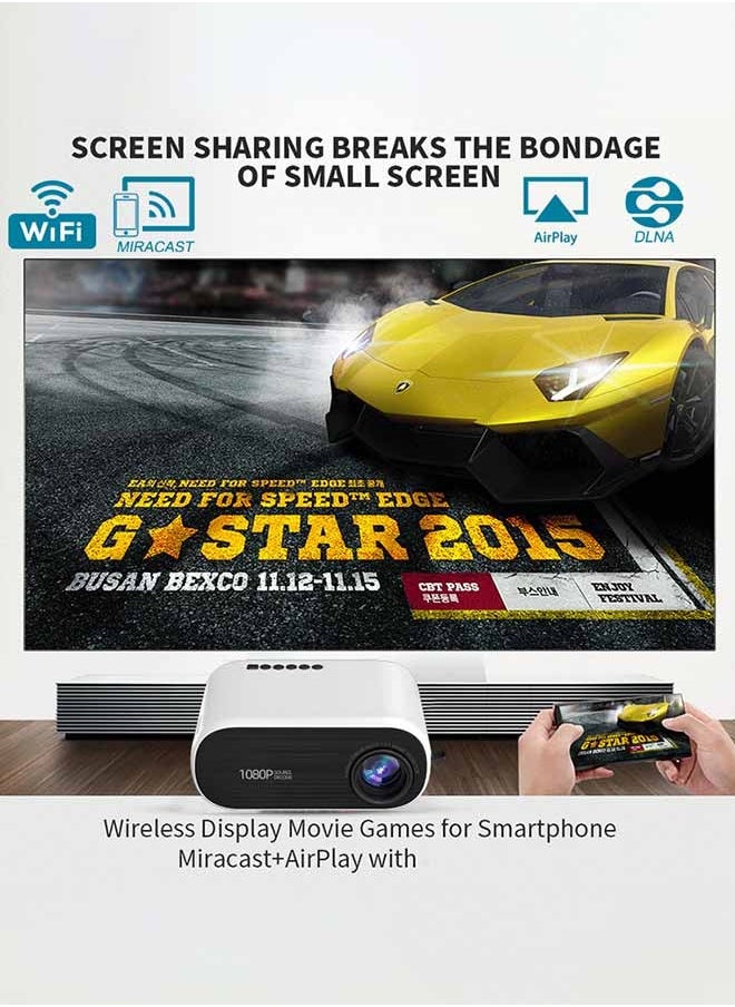 Occuwzz - Projector With Wifi And Bluetooth Mini Projector  Full HD 1080P Portable Projector - Image 1