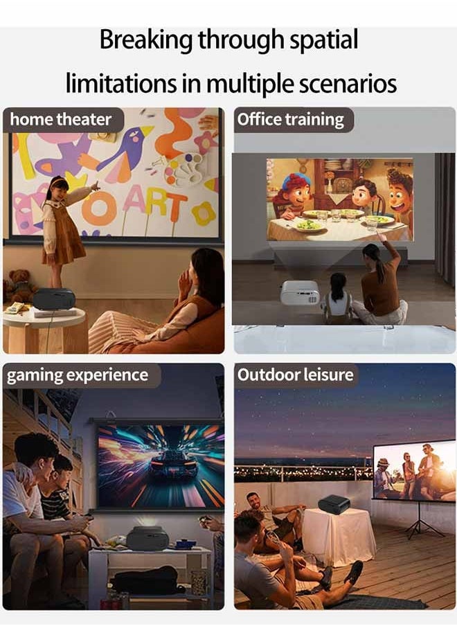 Occuwzz - Projector With Wifi And Bluetooth Mini Projector  Full HD 1080P Portable Projector - Image 1