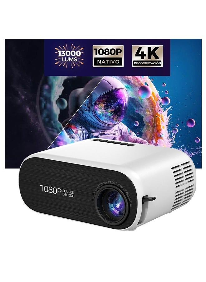 Occuwzz - Projector With Wifi And Bluetooth Mini Projector  Full HD 1080P Portable Projector - Image 1