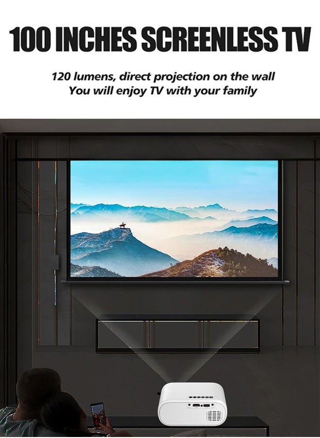 Occuwzz - Projector With Wifi And Bluetooth Mini Projector  Full HD 1080P Portable Projector - Image 1