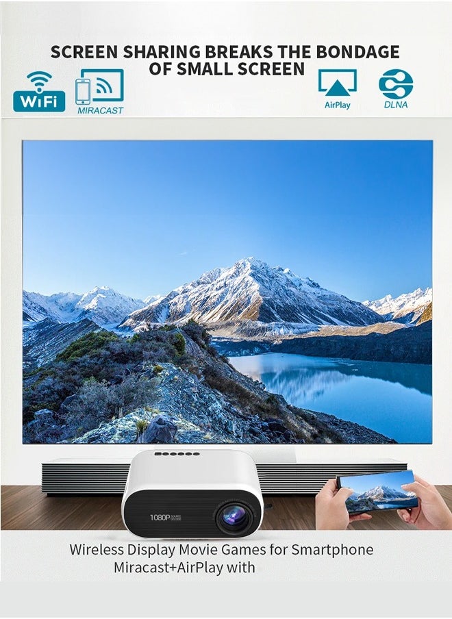 Occuwzz - Projector With Wifi And Bluetooth Mini Projector  Full HD 1080P Portable Projector - Image 1
