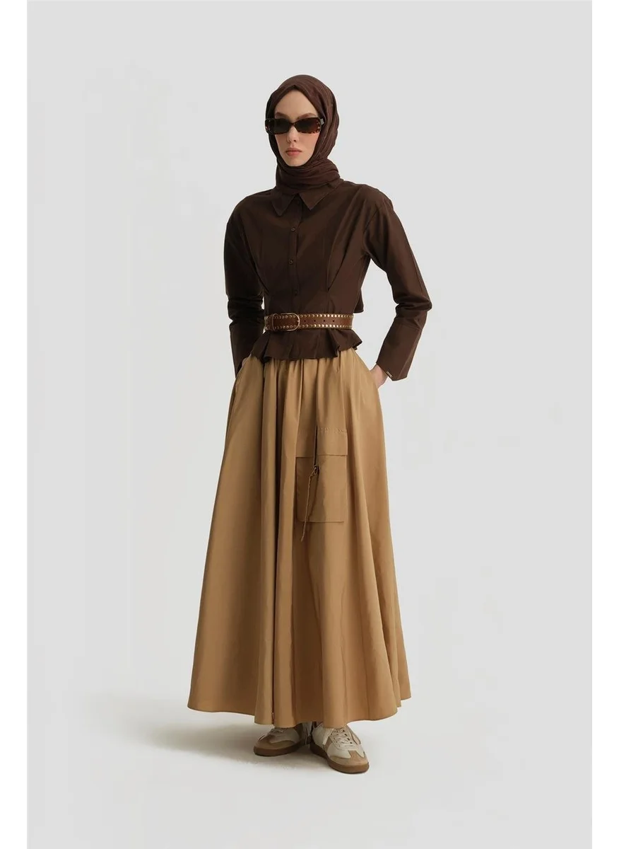 ARMINE Parachute Cargo Skirt 25Y1820 Camel