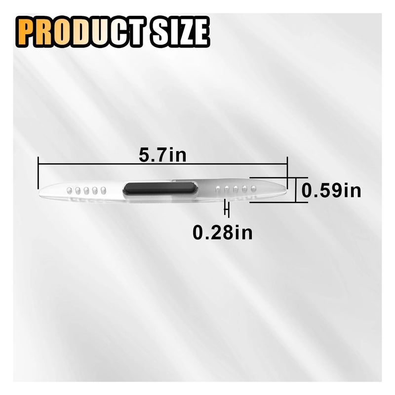Car Door Edge Guards: 4 Transparent Silicone Strips - Anti-Collision Static-Dissipating Door Edge Protectors for Most Cars, SUVs, Pickup Trucks - Image 2