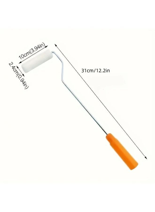 10pcs Paint Roller Set With 11 81inch Handle For Walls Ceilings Small Areas - Image 5