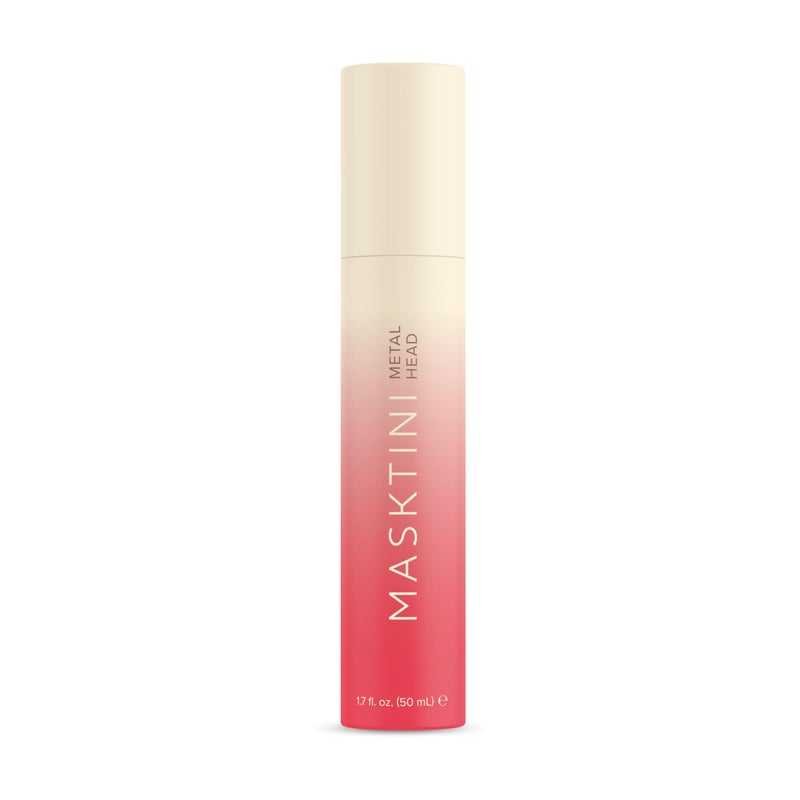 Masktini Metal Head Gold Brightening Mask 17 oz  Vitamin C Face Mask  Hydrating Face Mask  Skin Care for Dry and Dull Skin