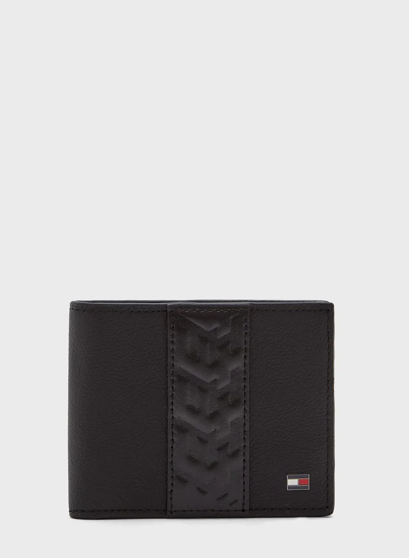 TOMMY HILFIGER Embossed Stripe Credit Card Holder