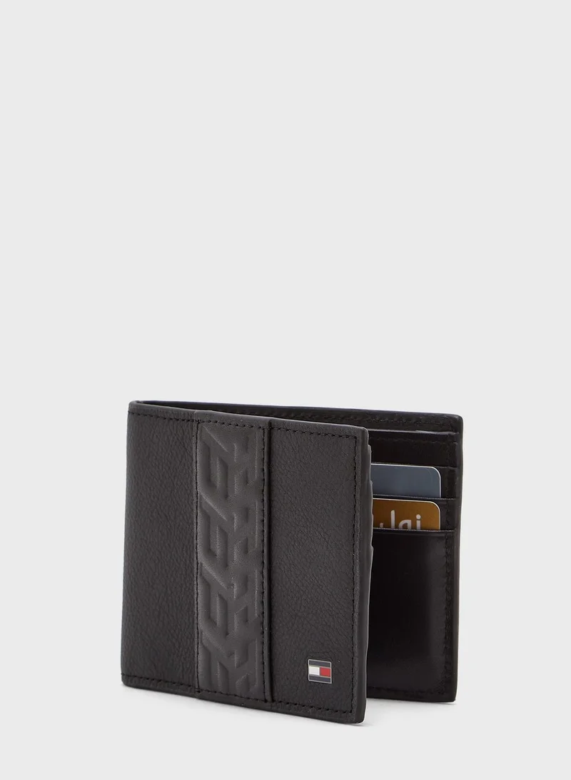TOMMY HILFIGER Embossed Stripe Credit Card Holder