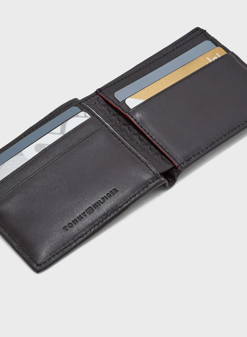 TOMMY HILFIGER Embossed Stripe Credit Card Holder