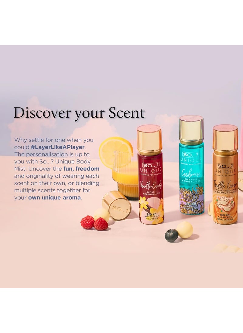 So..? So Unique Truffle Cream Body Mist  Vanilla Gourmand Fruity Perfume for Women  Cruelty Free Body Spray for Women  51 oz  - Image 5