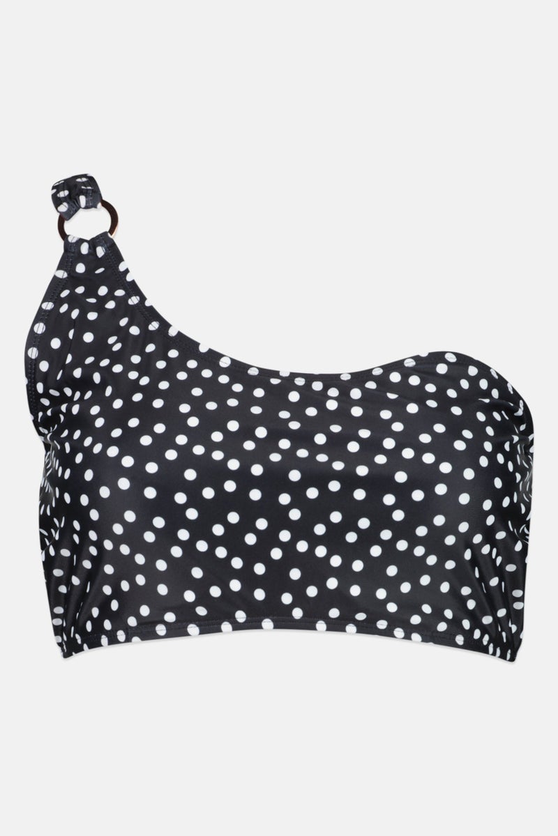 Ivory Rose Women Polka Dots Bikini Top, Multicolor  - Image 2