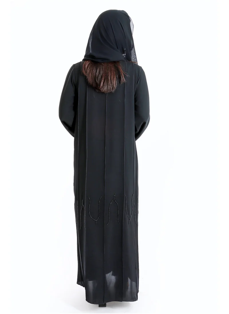 IKKXA Luxury Crystal Handwork Emirati Abaya