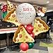 KHC-KHF PizzaBalloons PizzaBirthdayBalloon 3PCS 23in Sausage Pizza Slices Shaped Balloons Not Float Birthday Party Baby Shower Picnic Funny Food Decorations Supply - Image 4